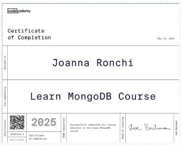 Google Code Academy Mongo Certification